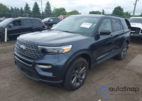 2022 Ford Explorer Xlt z USA, uszkodzony, nr VIN 1FMSK8DH6NGA81937